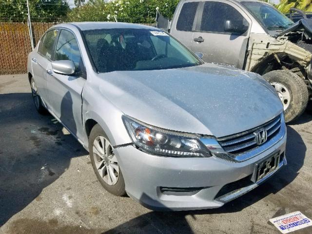 1HGCR2F38EA299109 - 2014 HONDA ACCORD LX SILVER photo 1