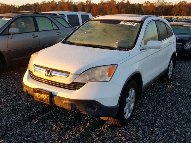 JHLRE48797C004934 - 2007 HONDA CR-V EXL WHITE photo 2