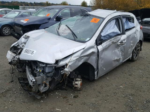 JTNKARJE3HJ538276 - 2017 TOYOTA COROLLA IM SILVER photo 2