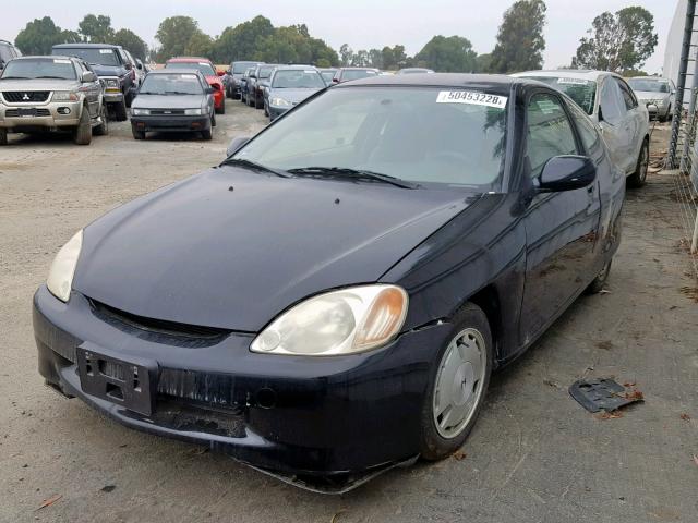 JHMZE14772T000096 - 2002 HONDA INSIGHT BLACK photo 2