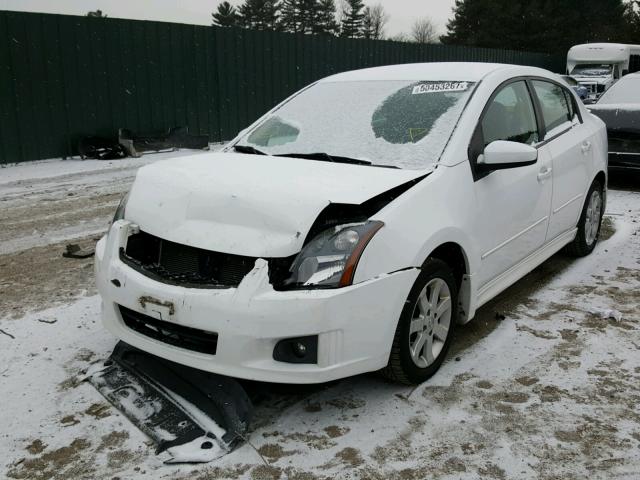 3N1AB61E19L695975 - 2009 NISSAN SENTRA 2.0 WHITE photo 2