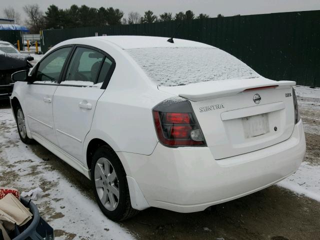 3N1AB61E19L695975 - 2009 NISSAN SENTRA 2.0 WHITE photo 3