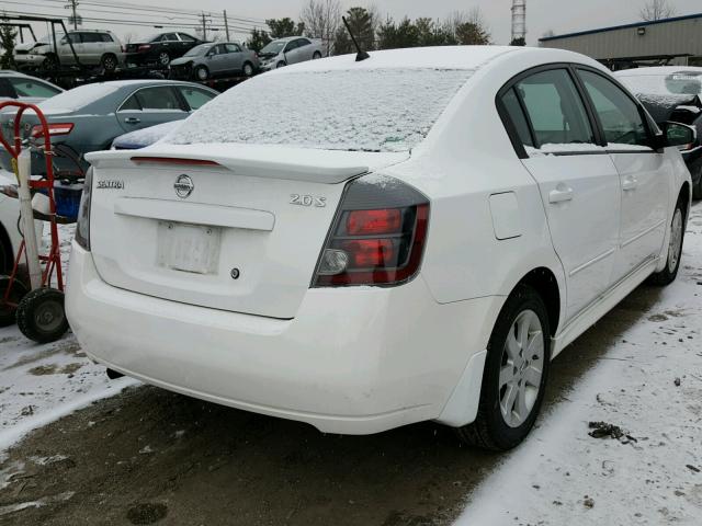 3N1AB61E19L695975 - 2009 NISSAN SENTRA 2.0 WHITE photo 4