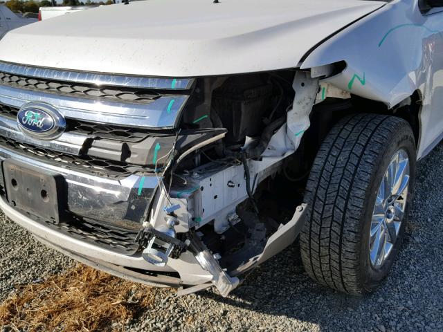 2FMDK4JC4DBC96877 - 2013 FORD EDGE SEL WHITE photo 9