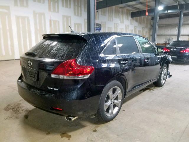 4T3BK3BB1FU113124 - 2015 TOYOTA VENZA LE BLACK photo 4