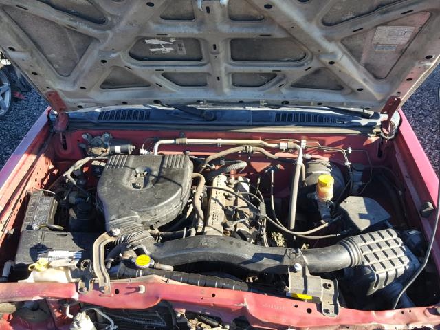 1N6DD21S2WC338425 - 1998 NISSAN FRONTIER X MAROON photo 7