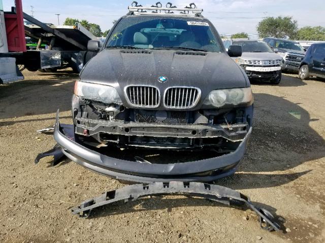 5UXFB33563LH41982 - 2003 BMW X5 4.4I BLACK photo 9