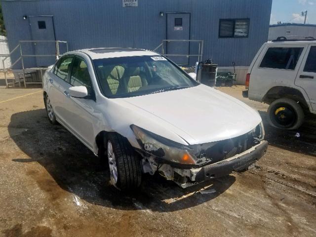 1HGCP3F8XAA004805 - 2010 HONDA ACCORD EXL WHITE photo 1