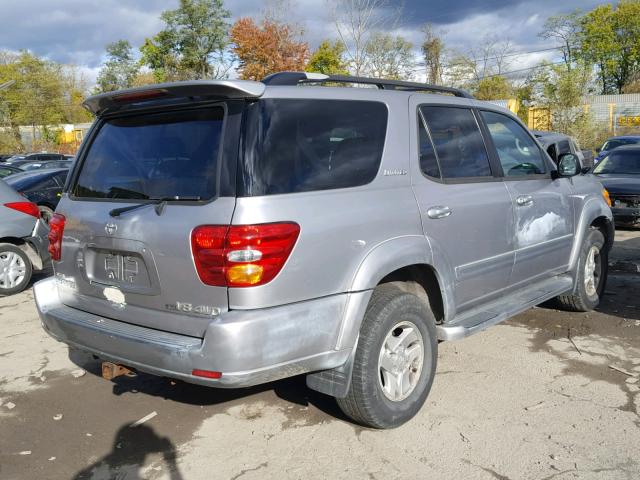 5TDBT48A51S037015 - 2001 TOYOTA SEQUOIA LI SILVER photo 4