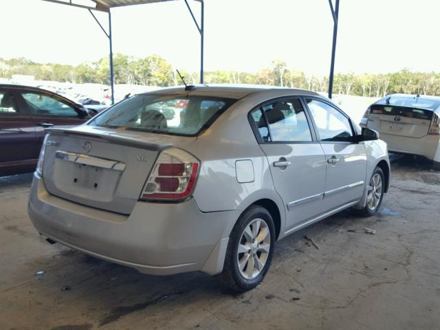 3N1AB6AP1BL695854 - 2011 NISSAN SENTRA 2.0 SILVER photo 4