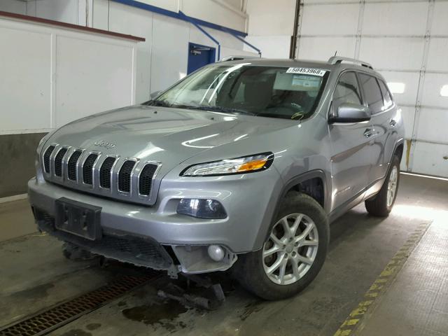 1C4PJMCBXFW714725 - 2015 JEEP CHEROKEE L GRAY photo 2