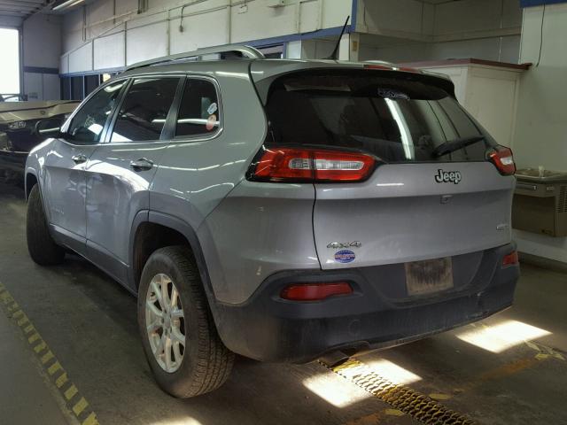 1C4PJMCBXFW714725 - 2015 JEEP CHEROKEE L GRAY photo 3