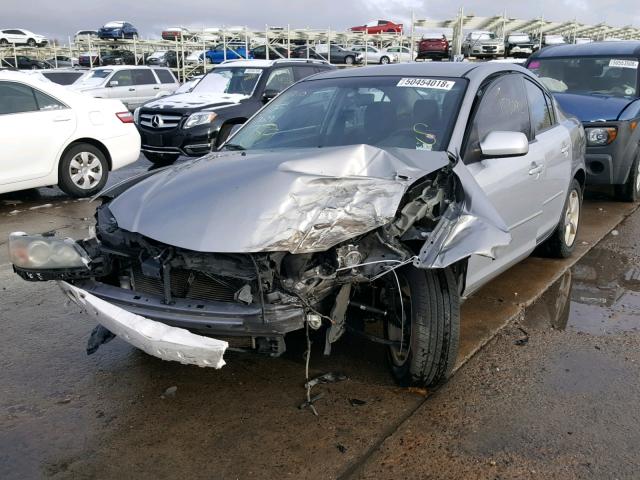 JM1BK124661409552 - 2006 MAZDA 3 S SILVER photo 2