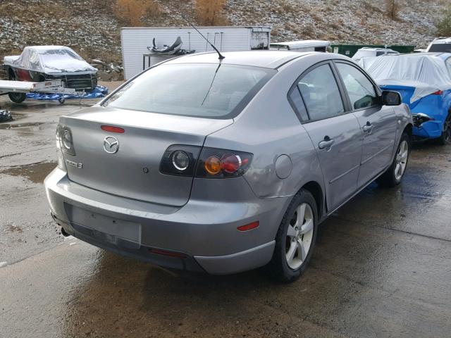 JM1BK124661409552 - 2006 MAZDA 3 S SILVER photo 4