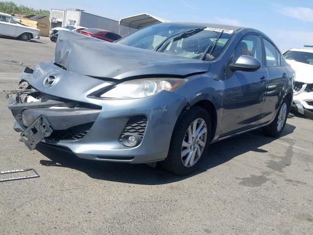 JM1BL1W83C1654945 - 2012 MAZDA 3 I GREEN photo 2