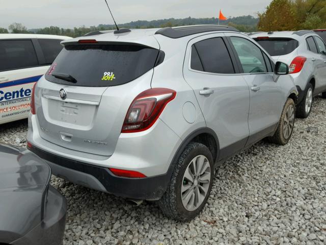 KL4CJASB1JB715920 - 2018 BUICK ENCORE PRE SILVER photo 4