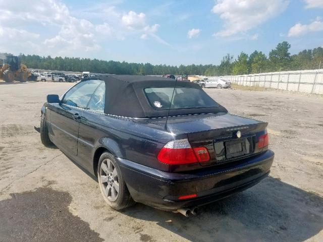 WBABW33476PX86982 - 2006 BMW 325 CI BLACK photo 3