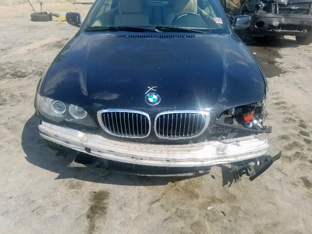 WBABW33476PX86982 - 2006 BMW 325 CI BLACK photo 7