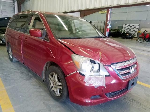 5FNRL38416B412929 - 2006 HONDA ODYSSEY EX BURGUNDY photo 1