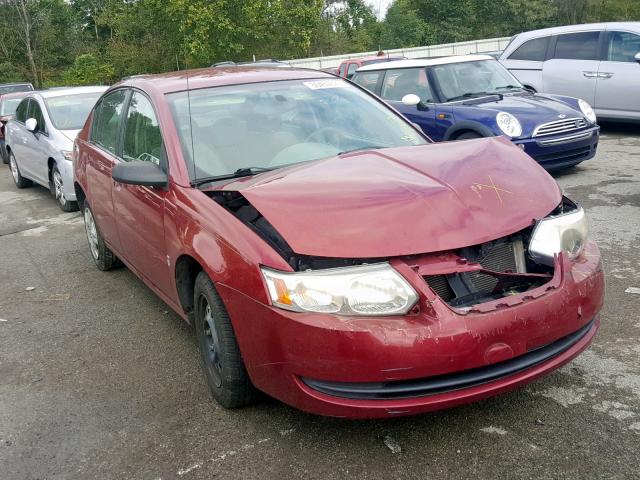 1G8AJ55FX7Z143985 - 2007 SATURN ION LEVEL RED photo 1