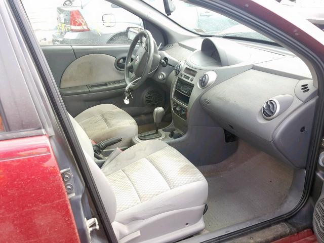 1G8AJ55FX7Z143985 - 2007 SATURN ION LEVEL RED photo 5