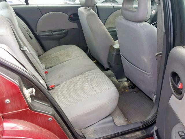 1G8AJ55FX7Z143985 - 2007 SATURN ION LEVEL RED photo 6