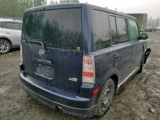 JTLKT324550194991 - 2005 TOYOTA SCION XB 蓝色 照片 4