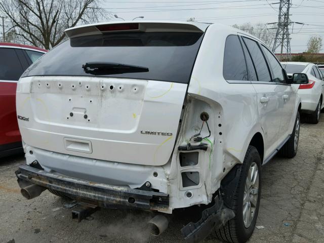 2FMDK3KC0BBB43399 - 2011 FORD EDGE LIMIT WHITE photo 4