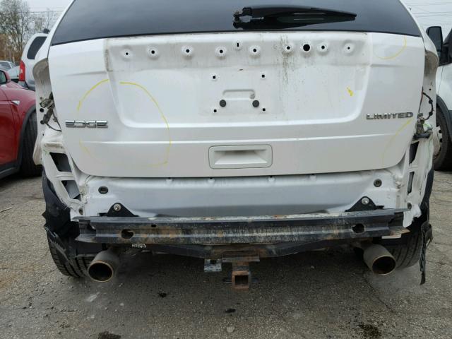 2FMDK3KC0BBB43399 - 2011 FORD EDGE LIMIT WHITE photo 9