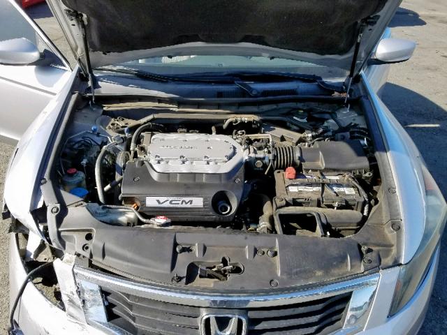 1HGCP36899A023759 - 2009 HONDA ACCORD EXL SILVER photo 7