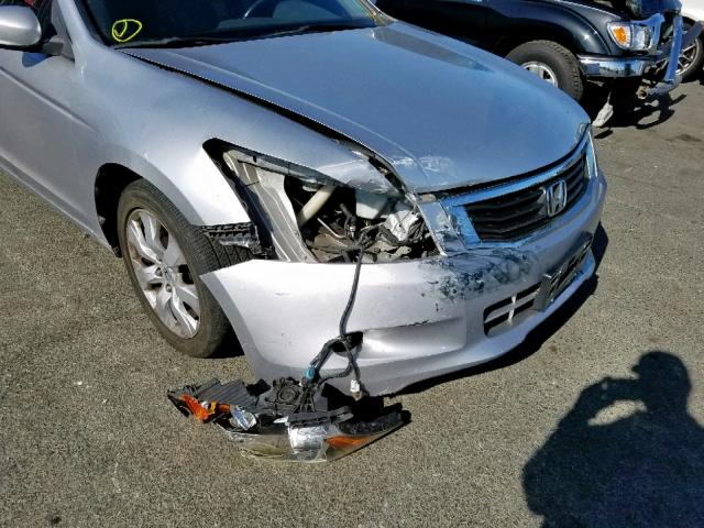 1HGCP36899A023759 - 2009 HONDA ACCORD EXL SILVER photo 9