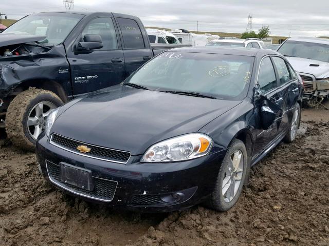 2G1WC5E33C1179511 - 2012 CHEVROLET IMPALA LTZ BLACK photo 2