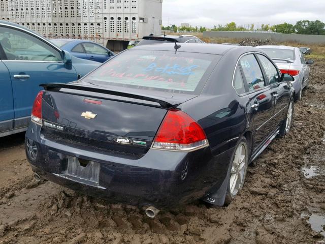 2G1WC5E33C1179511 - 2012 CHEVROLET IMPALA LTZ BLACK photo 4