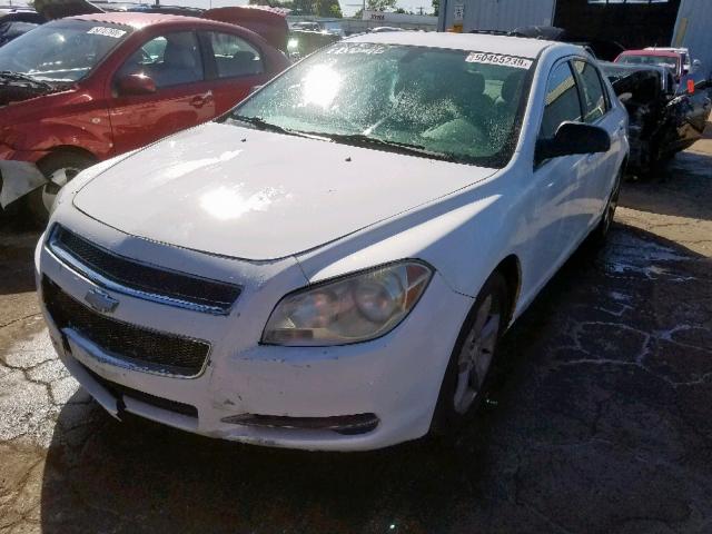 1G1ZF57509F184220 - 2009 CHEVROLET MALIBU HYB WHITE photo 2