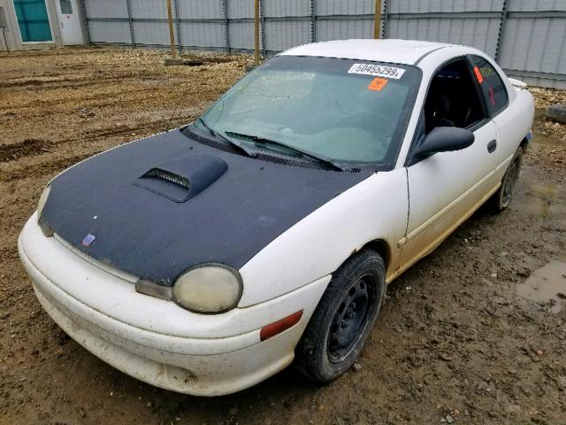 1B3ES42Y1WD698938 - 1998 DODGE NEON HIGHL WHITE photo 2