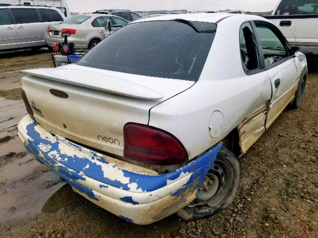 1B3ES42Y1WD698938 - 1998 DODGE NEON HIGHL WHITE photo 4