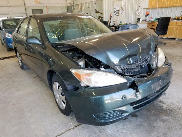 4T1BE32K83U670169 - 2003 TOYOTA CAMRY LE GREEN photo 1