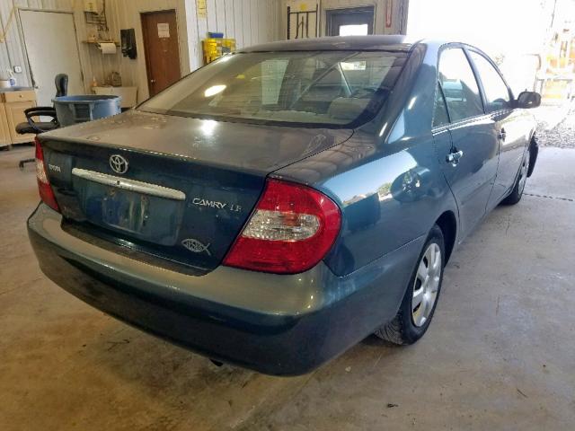 4T1BE32K83U670169 - 2003 TOYOTA CAMRY LE GREEN photo 4