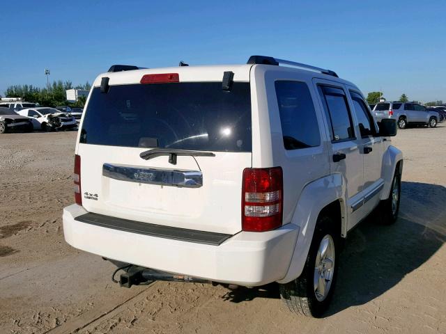 1J4PN5GK4AW151744 - 2010 JEEP LIBERTY LI WHITE photo 4