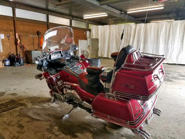 1HFSC2208PA503133 - 1993 HONDA GL1500 A RED photo 3