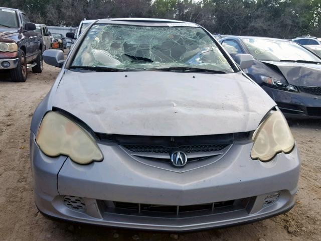 JH4DC54873C016493 - 2003 ACURA RSX SILVER photo 9