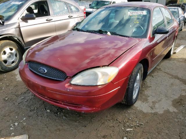 1FAFP55S94A163104 - 2004 FORD TAURUS SES RED photo 9