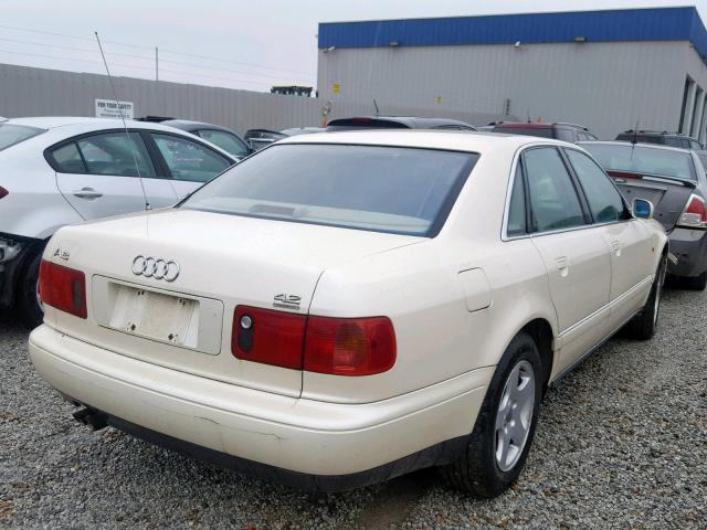 WAUBG84D8VN008905 - 1997 AUDI QUATTRO WHITE photo 4