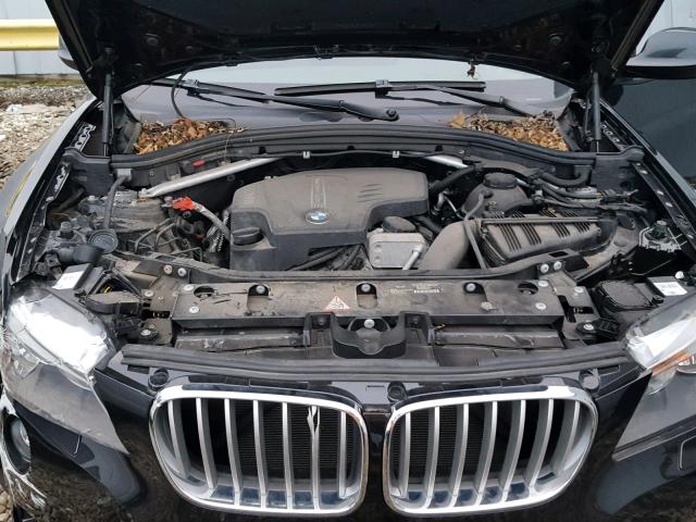 5UXWX9C52E0D18163 - 2014 BMW X3 XDRIVE2 BLACK photo 7