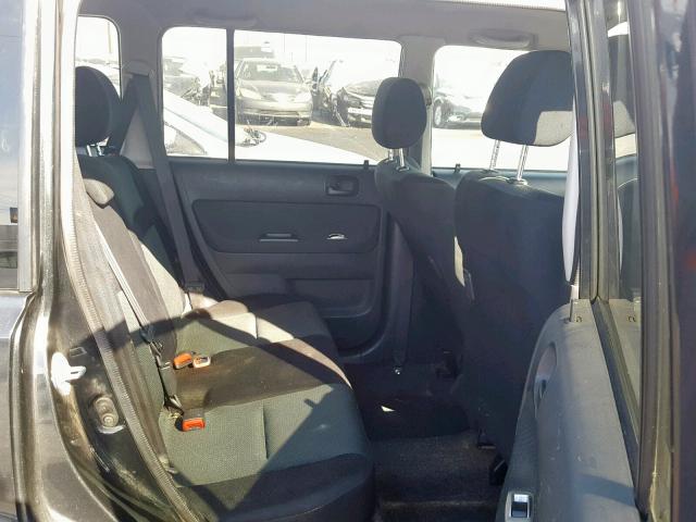 JTLKT334564111455 - 2006 TOYOTA SCION XB შავი ფოტო 6