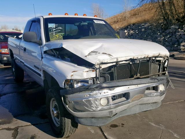 1B7KF23W2WJ159236 - 1998 DODGE RAM 2500 WHITE photo 1