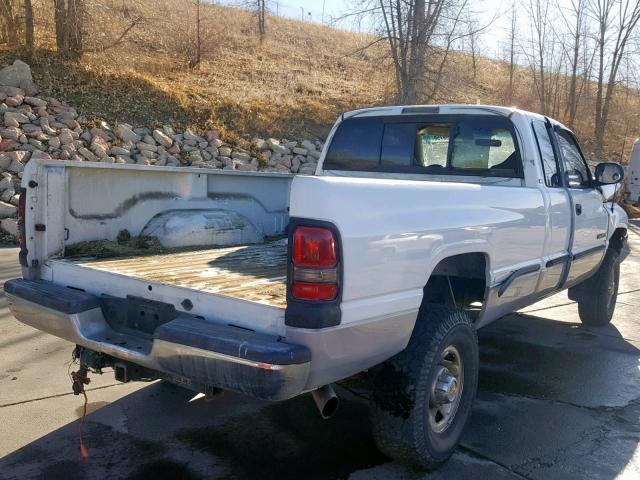 1B7KF23W2WJ159236 - 1998 DODGE RAM 2500 WHITE photo 4