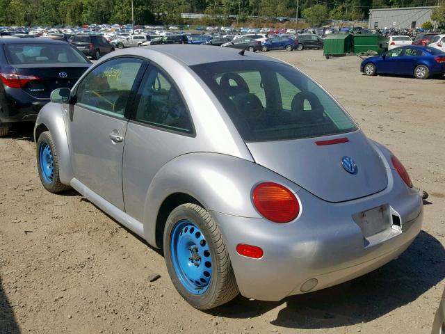 3VWCK21C61M443325 - 2001 VOLKSWAGEN NEW BEETLE ვერცხლისფერი ფოტო 3