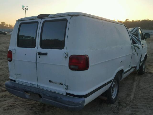 2B7JB21Z0XK534146 - 1999 DODGE RAM VAN B2 WHITE photo 4