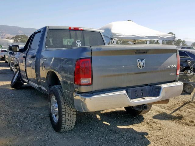 3C6UD5CL7CG301297 - 2012 DODGE RAM 2500 S Գրաֆիտ լուսանկար 3